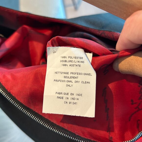 Black & Red Floral Dress Vanessa Gounden London  – US 4 / EU 36 - Picture 3 of 5